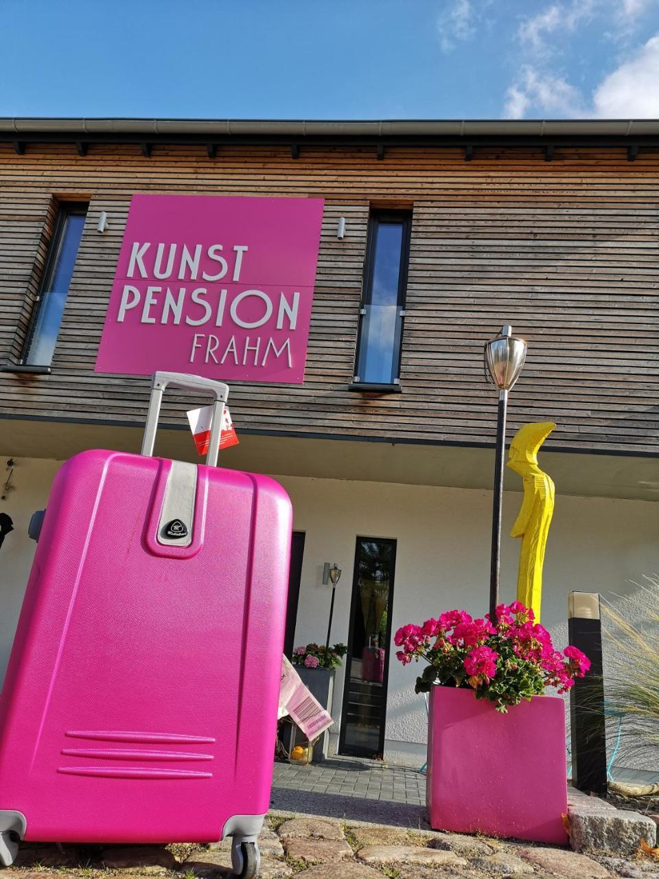Kunst Pension Frahm Basthorst  Exteriér fotografie